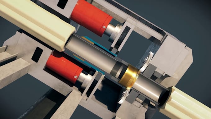 create 3d industrial animation offshore subsea construction subsea cable install