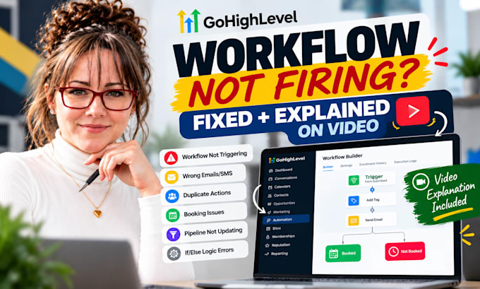 fix your gohighlevel workflow that is not triggering or misfiring