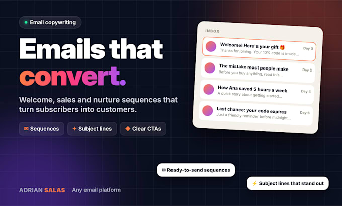 write email sequences that turn subscribers into customers