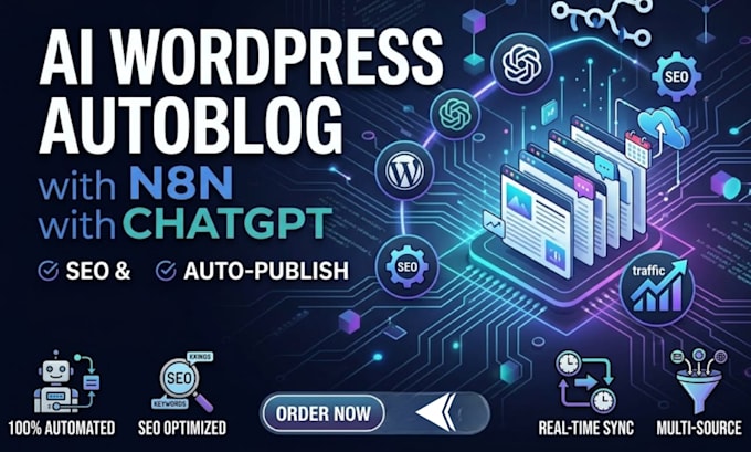 build an ai wordpress autoblog with n8n, chatgpt, SEO and automatic publishing