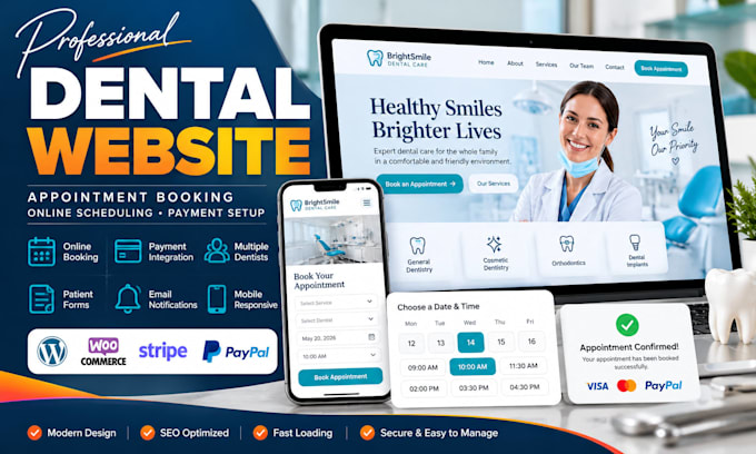 build a wordpress dental website with appointment booking