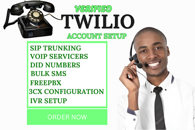 setup verified twilio with siptrunk