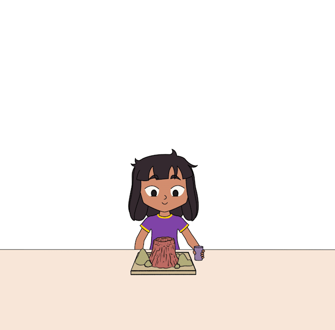 create a short custom 2d character animation