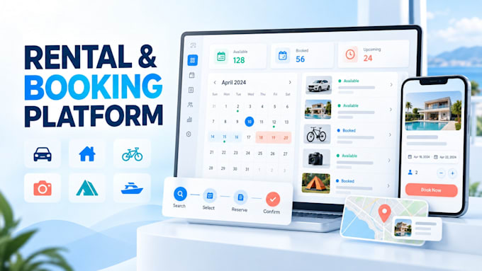 build a rental booking platform for web and mobile