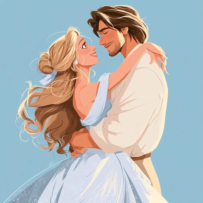 transform your photo into a charming animated fantasy portrait