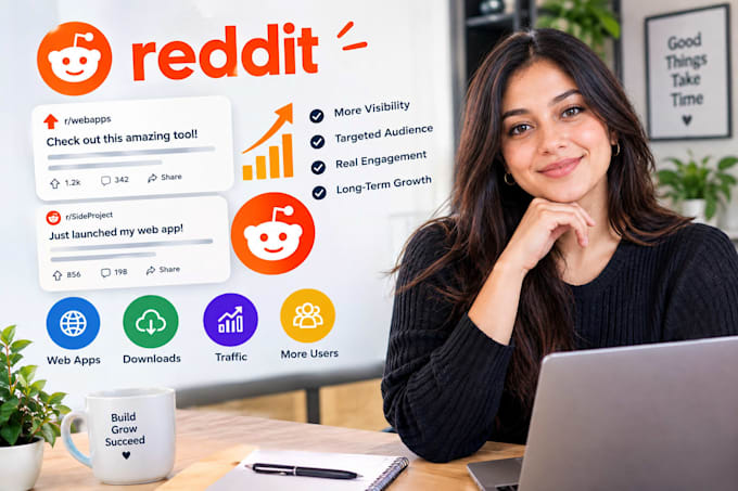 Traffic Reddit Grow your web app sales traffic or download with reddit seo post by ...