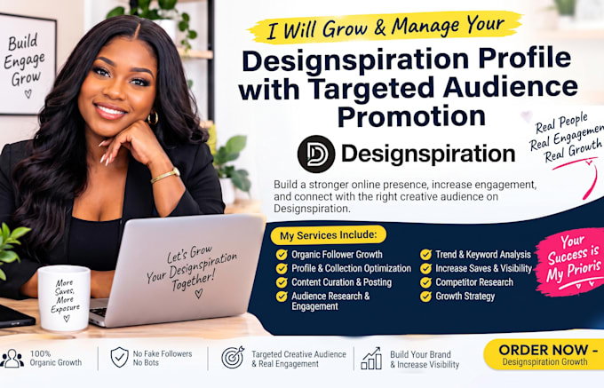 grow your designspiration profile with targeted audience promotion