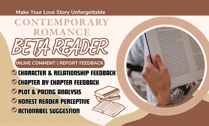 be your contemporary romance beta reader for manuscript feedback