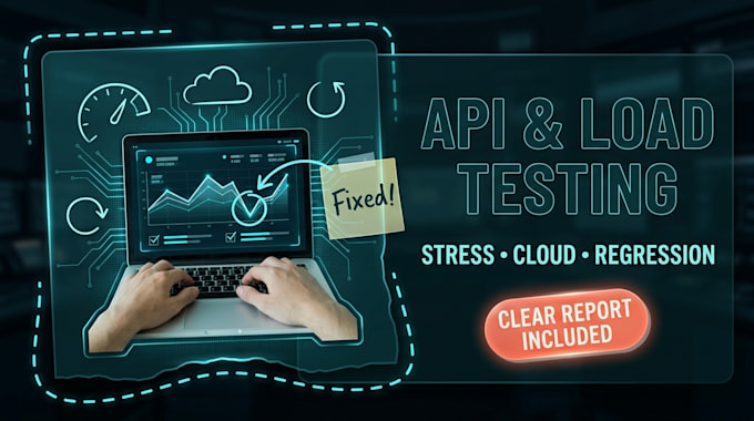 api testing load or stress testing cloud testing regression testing for website