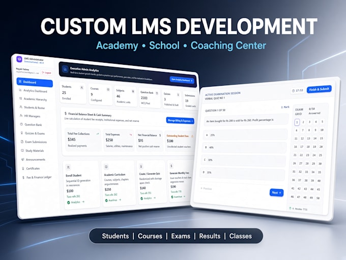 build a custom lms for your academy or tuition center