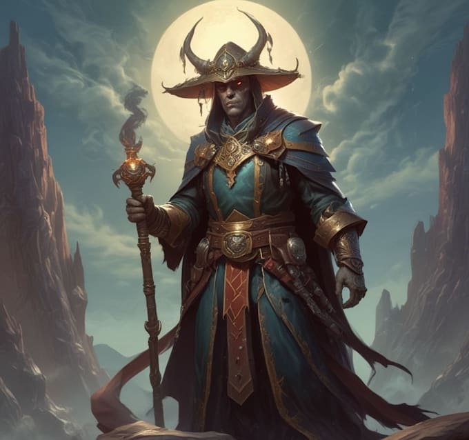 fantasy horror and fantasy horror character