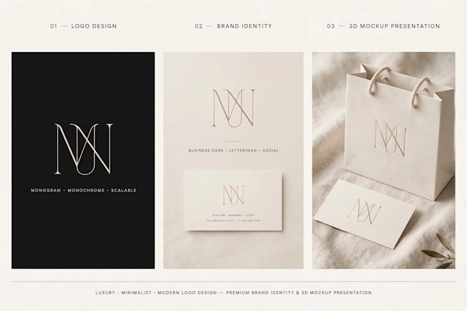 design minimalist luxury logo