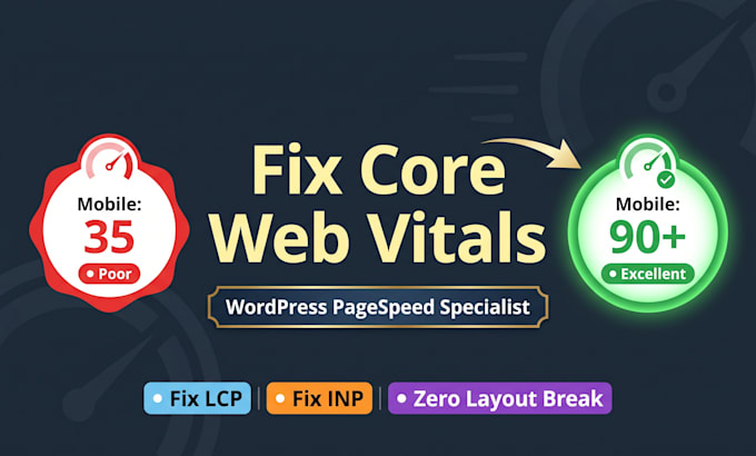 fix wordpress core web vitals and optimize google pagespeed