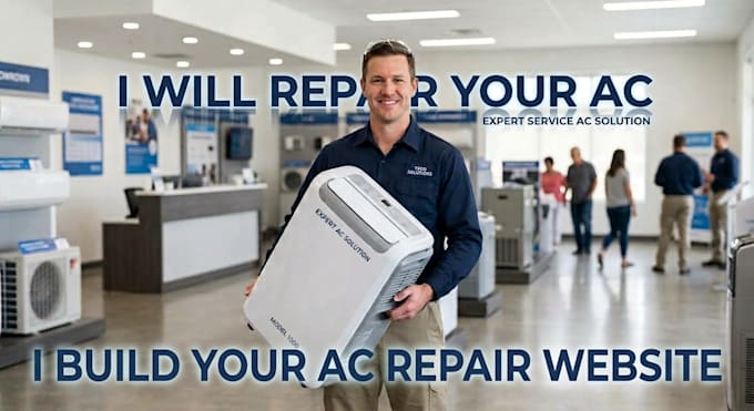 design a responsive ac repair business website