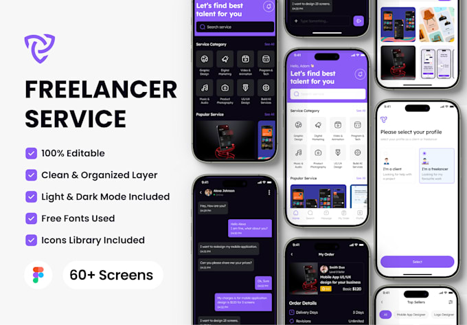 develop muiltivendor app and website like fiverr
