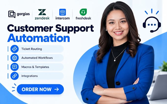 setup gorgias zendesk intercom freshdesk customer support automation