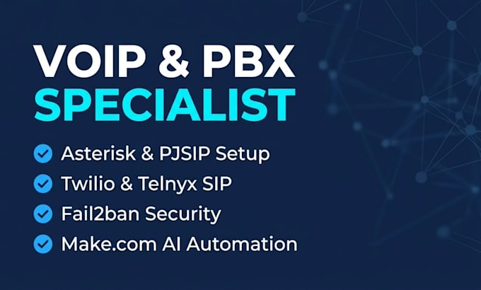 set up asterisk pbx, secure voip sip trunks