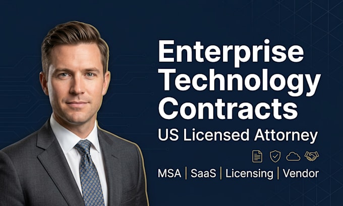 prepare enterprise software licensing and saas service agreements