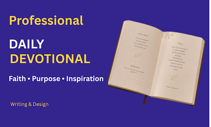 write inspiring christian daily devotional for your audience