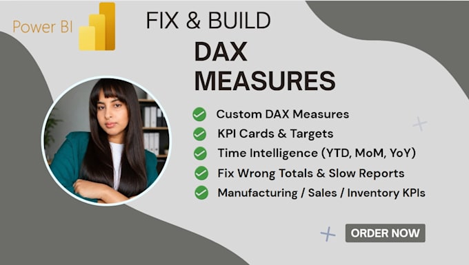 create dax measures and kpis for your power bi dashboard