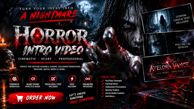 create cinematic horror videos scary stories
