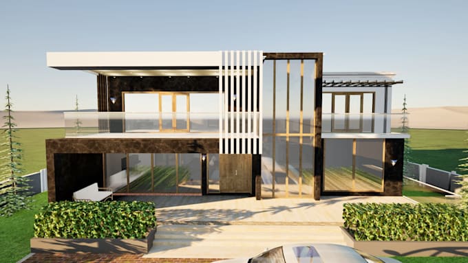 do architectural drafting , 3d modeling , and rendering