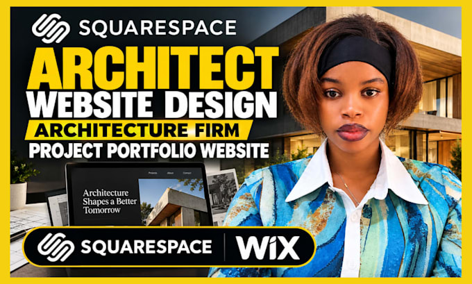 design squarespace architect website architecture firm project portfolio website