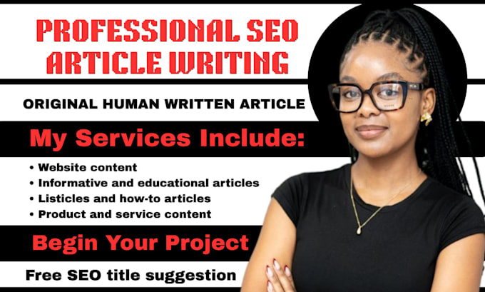 do SEO article writing, blog writing, and content writing