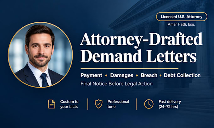 write a strong final demand letter before legal action