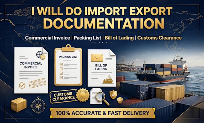 do import export documentation, customs clearance paperwork