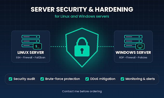 secure and harden your linux or windows server