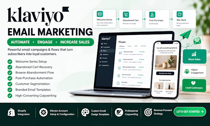 build klaviyo email flows that convert