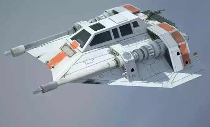 create custom game ready 3d spaceship models for unreal engine and unity