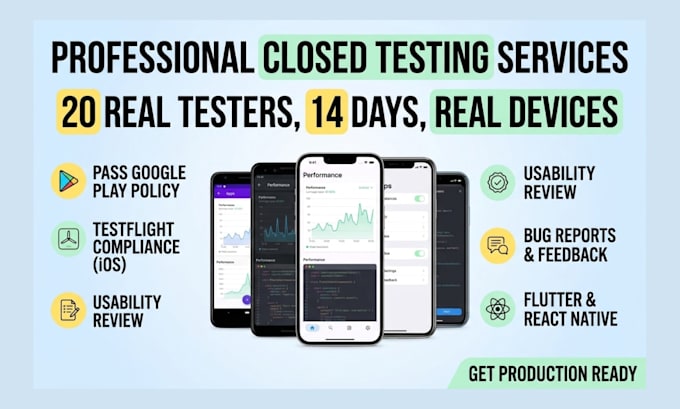 do google play 20 testers closed testing and usability review