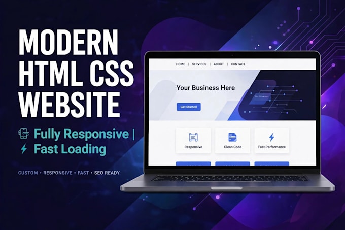 do responsive HTML CSS website design