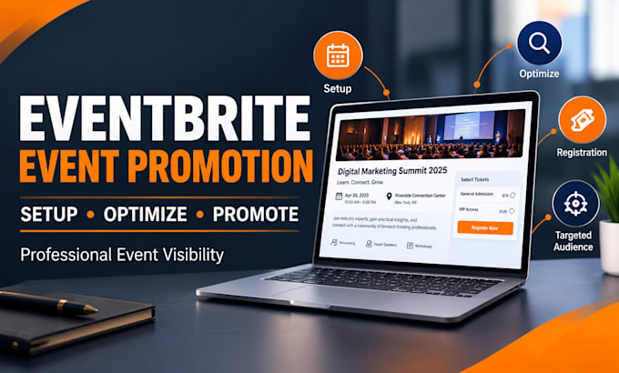 setup, optimize and promote your eventbrite event