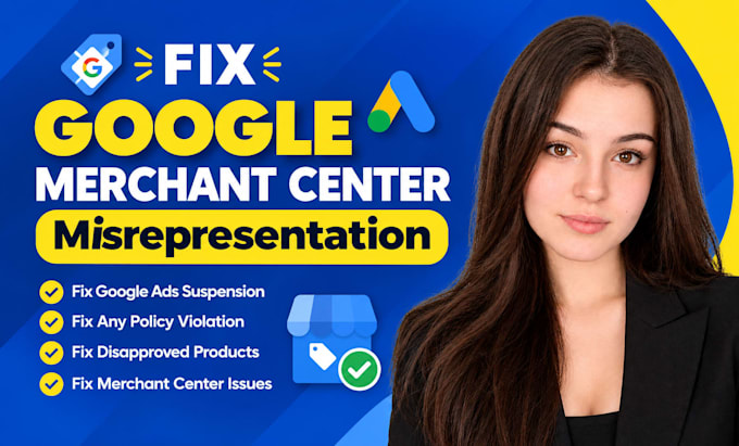 fix google merchant center misrepresentation suspension