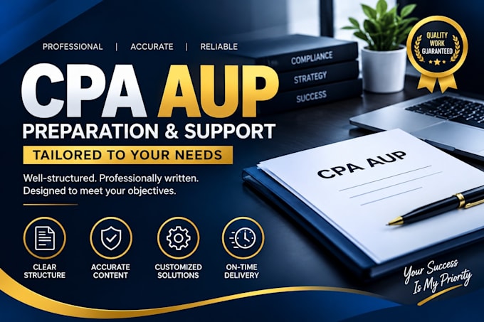 build a professional CPA aup for your business