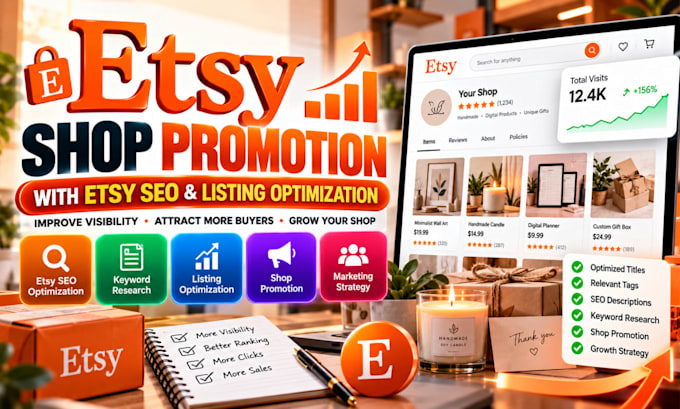 do etsy shop promotion with etsy SEO listing optimization