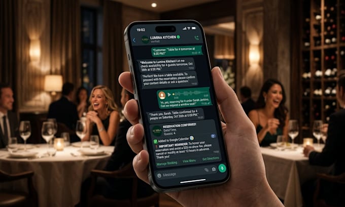 build a whatsapp ai booking bot for restaurants