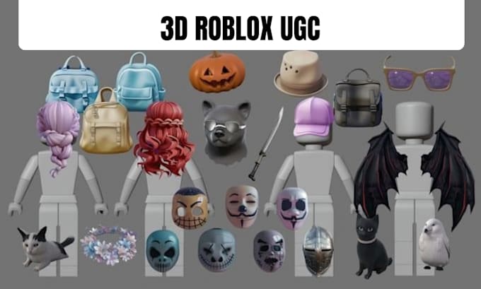 do premium roblox ugc 3d modeling and accessories for game creators