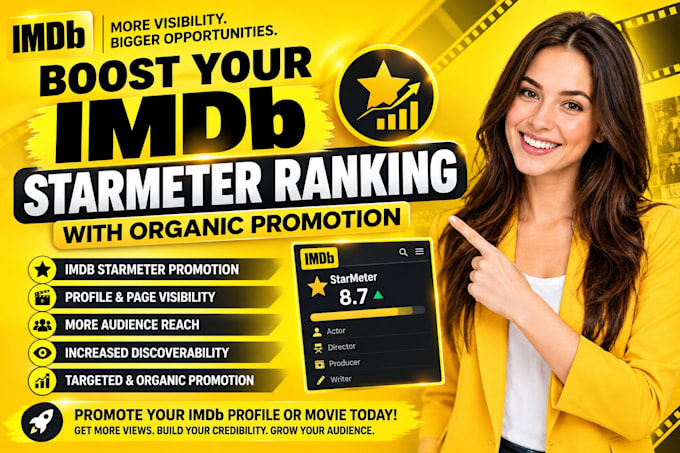 l boost your imdb starmeter ranking with organic promotion