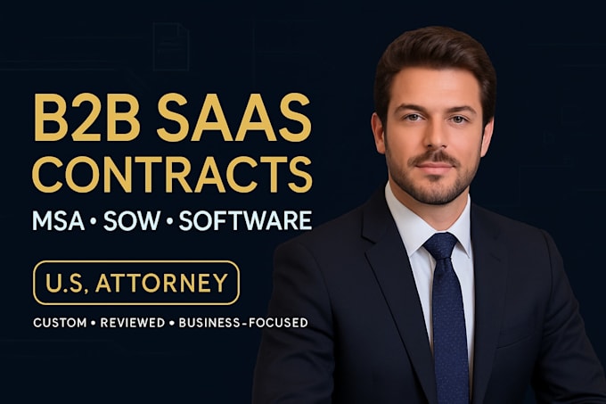 prepare your b2b saas agreement, msa, sow and software contract