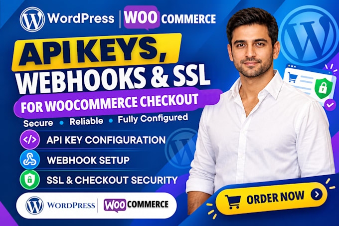 configure API keys, webhooks and SSL for woocommerce wordpress checkout