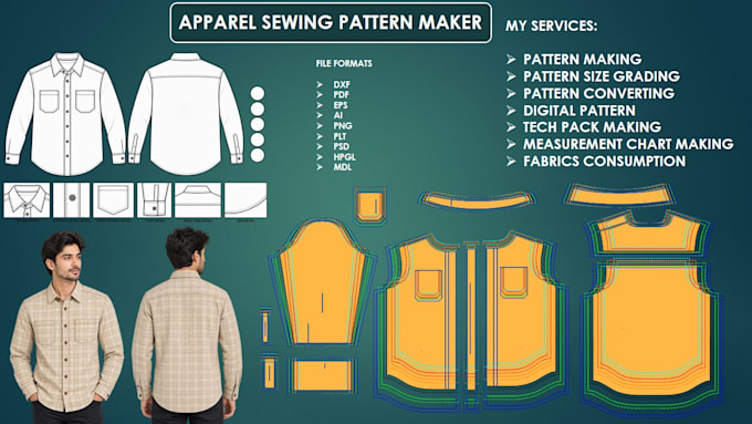 create all kinds of production ready apparel sewing patterns