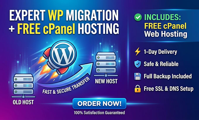 wp migrate with free cpanel web hosting fast and safely