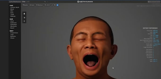 interactive ai avatar,arkit52,rig3d,micro expression,live kit,viseme,tts,vrm,glb