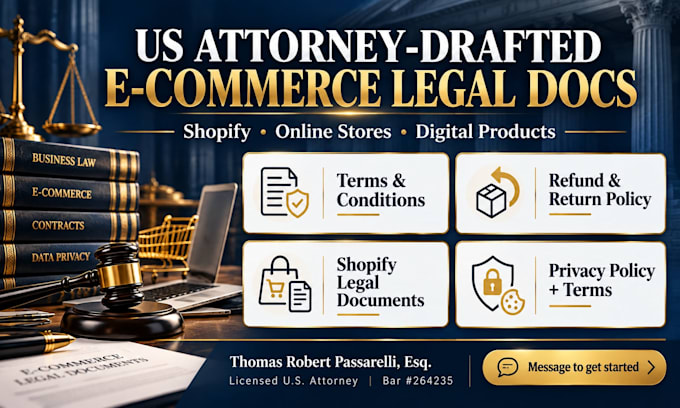 draft ecommerce refund and return policies as a US attorney