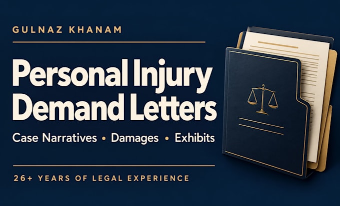 draft personal injury demand letters for attorney review