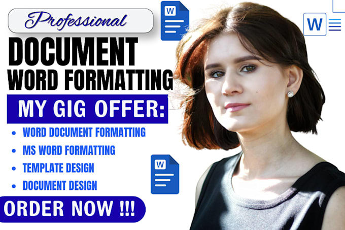 professionally format microsoft word document formatting ms word template design